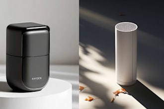 design industrial and sustainable product design with 3d modeling for tech