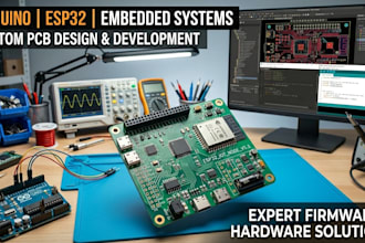 arduino esp32 embedded systems with pcb design