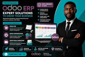 develop a custom web app, odoo pos setup and customization in pos, mobile