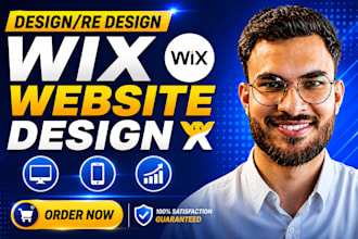 design and redesign a wix website or wix ecommerce store with SEO