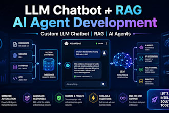 build llm chatbot, rag ai agent, and agentic ai automation