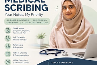 do medical scribing and soap note documentation