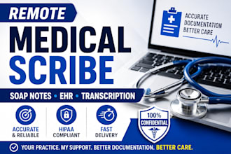 do medical scribing and soap note documentation