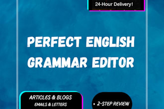 provide professional english proofreading and grammar correction