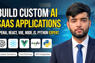be your ai saas developer, ai web app, ai software react js