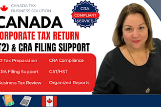 prepare your canadian corporate tax return