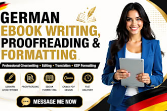 ghostwrite proofread and format your german ebook professionally