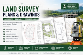 land survey plans site plan boundary construction, topography geodetic plan
