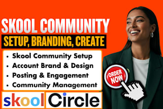skool communiy setup skool community manager skool online course setup skool