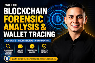 do blockchain forensic analysis and wallet tracing