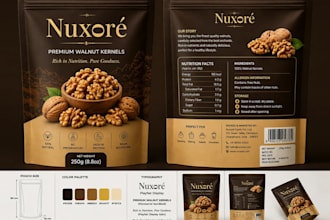 do pouch design, packaging design, and label design