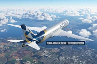 create realistic 3d airplane animation and aircraft rendering