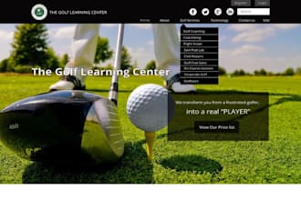 build squarespace golf instructor website coaching lessons booking website