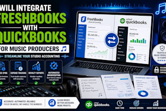 integrate freshbooks with quickbooks for music producers