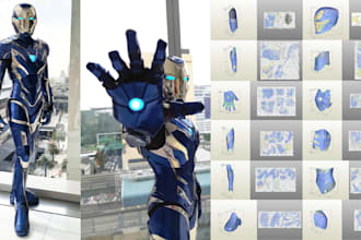 build 3d cosplay printable helmets masks props armor cosplay model and character