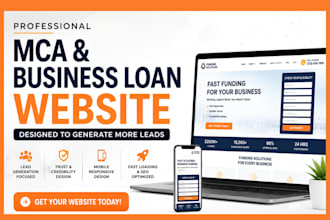 design loan website business funding website mca website business loan website