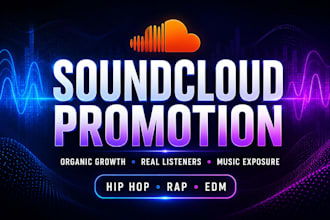 organically promote your soundcloud music to real listeners