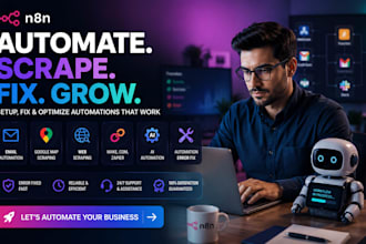 setup n8n email google map web scrapping fix make com zapier automation error ai