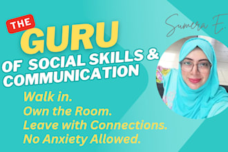 coach confident communication and empower with social skills