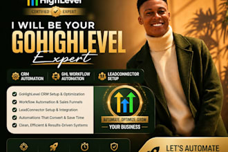 set up gohighlevel CRM automation, ghl workflow automation, leadconnector setup