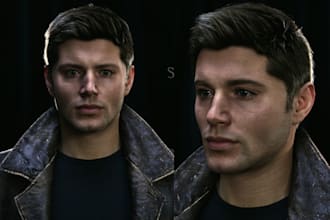 3d metahuman avatar game ready ue5 character modeling arkit blendshapes for film