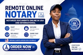 notarize documents online, remote notary USA, usps form 1583 same day