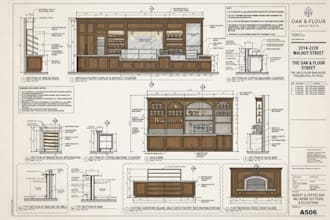 create detailed cabinet shop drawings, joinery and diy woodworking design