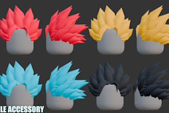 create custom roblox ugc items, accessories, and game assets