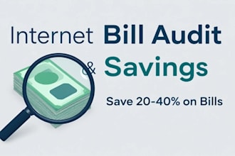 audit your internet bill and save you 20 to 40 isp costs