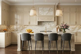 design and render your kitchen space