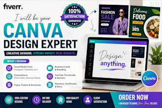 create professional canva design for socialmedia flyers,post