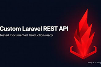 build a production grade laravel rest API with full test coverage