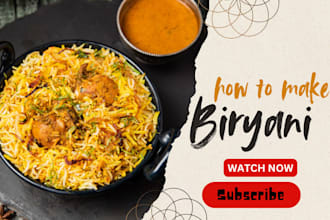 design attractive youtube thumbnails for gaming, vlog and food videos