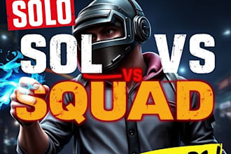 design pubg mobile viral youtube thumbnail in 3 hours
