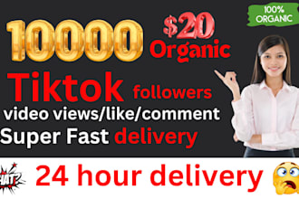 increase 10k tiktok followers with lifetime guarantee