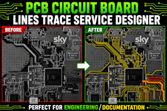 do manual trace your pcb circuit board lines using the pen tool
