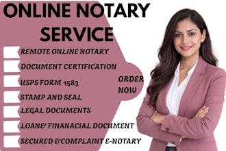 notarize usps 1583 document, do public notarization US, UK legal document as poa