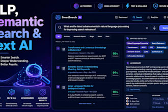 build nlp semantic search sentiment analysis and text ai