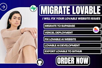 deploy lovable saas webapp fix lovable app, migrate lovable cloud  to supabase