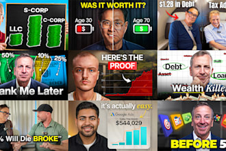 design professional business thumbnail