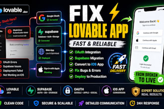 fix lovable app oauth convert lovable to ios app migrate lovable app to supabase