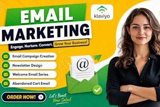 klaviyo email marketing flows email campaign newsletter design abandoned cart