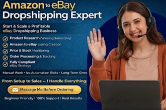 do expert amazon to ebay dropshipping service for profitable sales