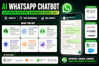 build ai whatsapp chatbot for business and customer support