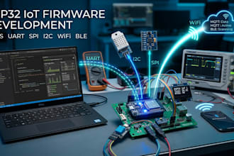 program esp32 iot firmware with rtos and communication protocols