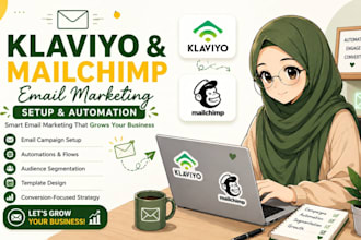 setup mailchimp and klaviyo email marketing