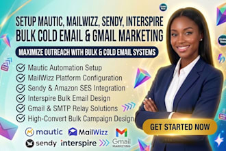 setup mautic mailwizz sendy interspire gmail email marketing bulk cold email