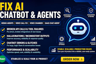 fix ai voice call ai chatbot debug ai voice changer saas chat agent linux window