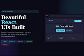 create UI using react