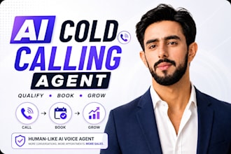 build an ai cold calling agent, voice agent and appointment setter